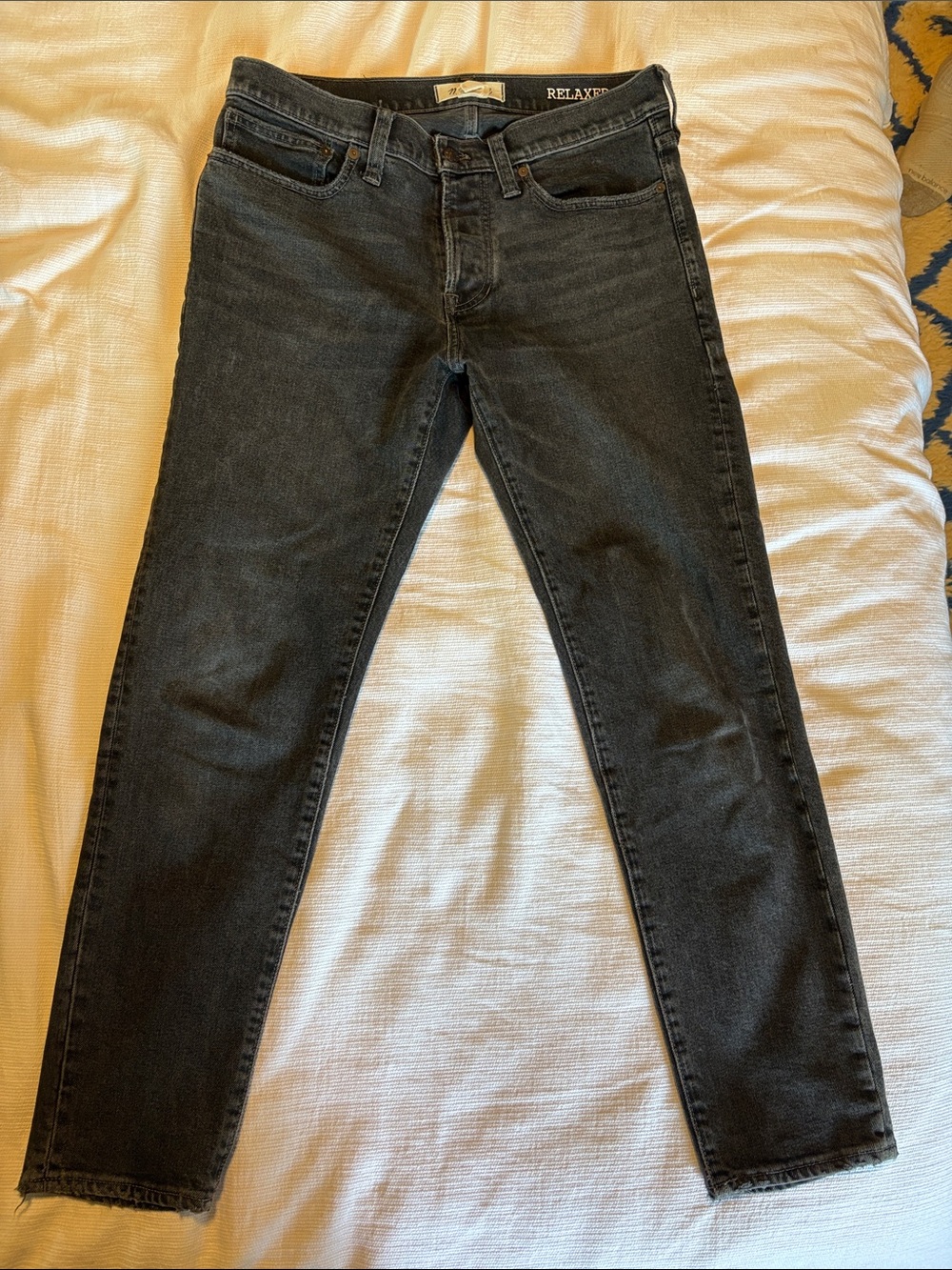 Madewell Relaxed Men’s Jeans in Black Wash